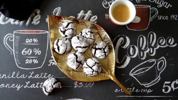 Craquelé chocolade fudge koekjes