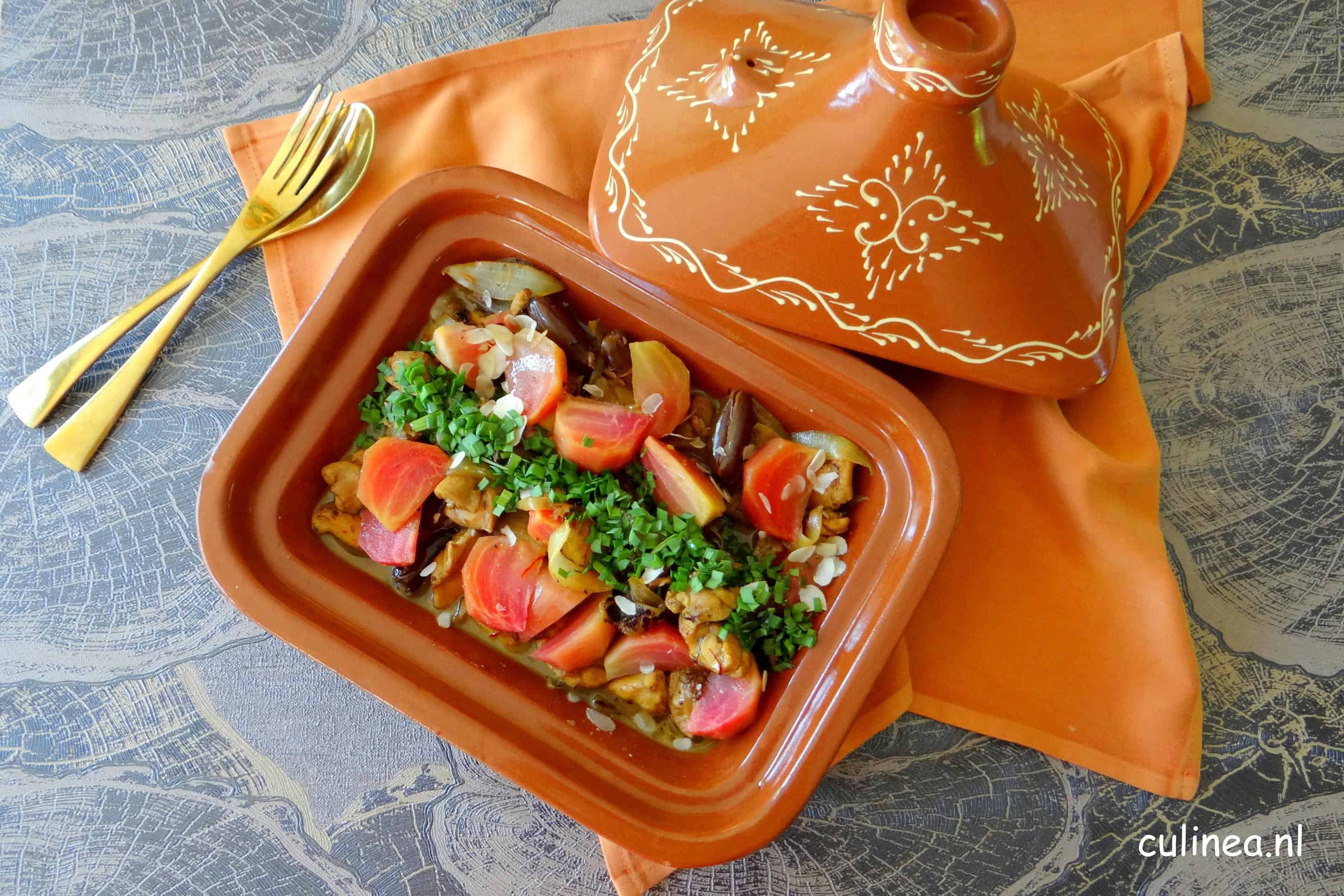 Tajine met kip, dadels en saffraan 2.10 (Copy) Culinea.nl;