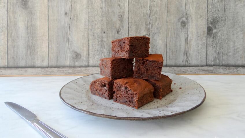 Chocolade courgette cake