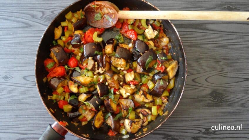 Calamarata Pasta Caponata