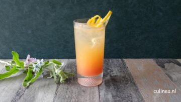 Citrus mocktail met passievruchtsiroop