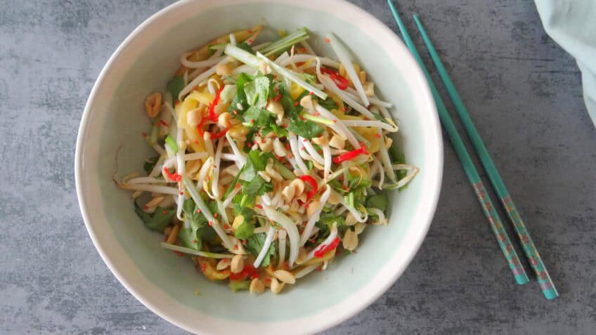 Thaise groene mango salade