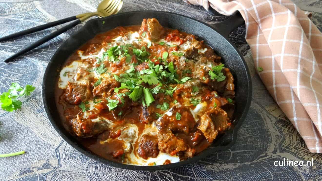 k heb al een Kip Madras op de site staan en nu heb ik deze heerlijke Madras rundvlees curry gemaakt