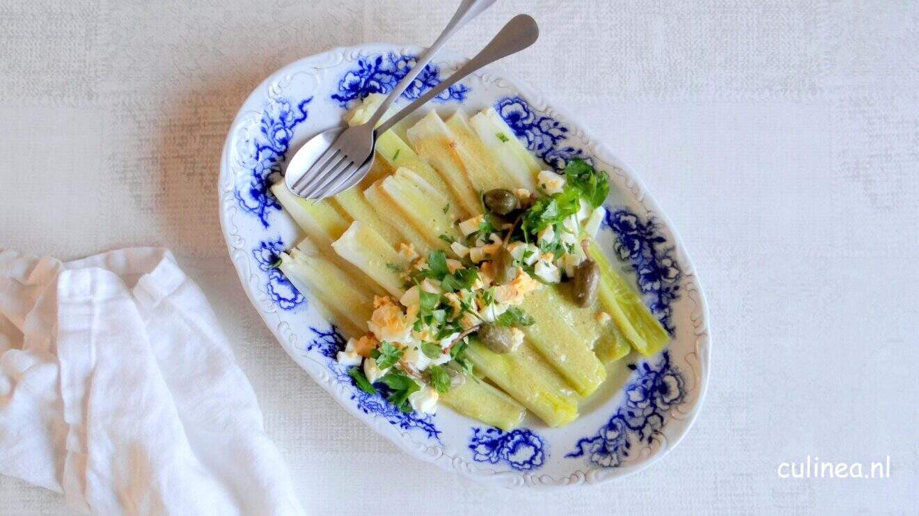 Poireaux vinaigrette is een klassiek Frans recept