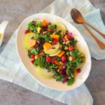 Salade met boerenkool en pompoen