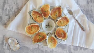 Oesters met Champagne sabayon