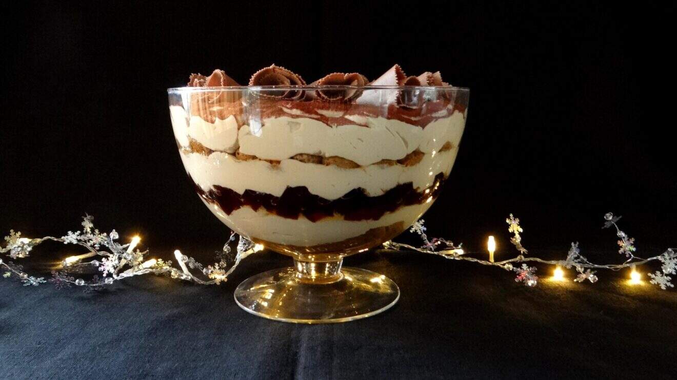 Tiramisu Trifle met Amaretto