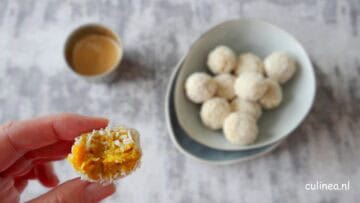 Mango bliss balls met gember