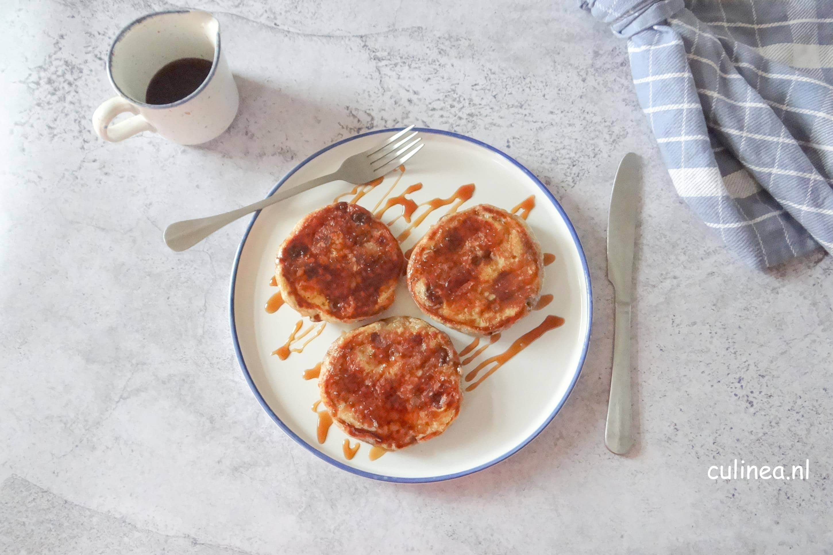Drie in de Pan met rozijnen | Culinea.nl;