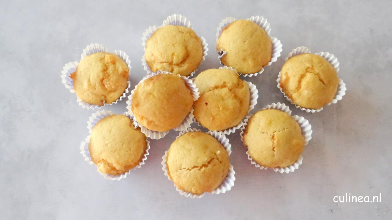 Fruitige muffins met abrikozen