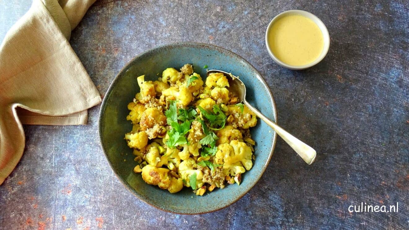 Bloemkool en quinoa salade