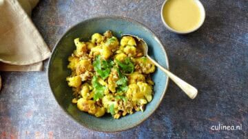 Bloemkool en quinoa salade