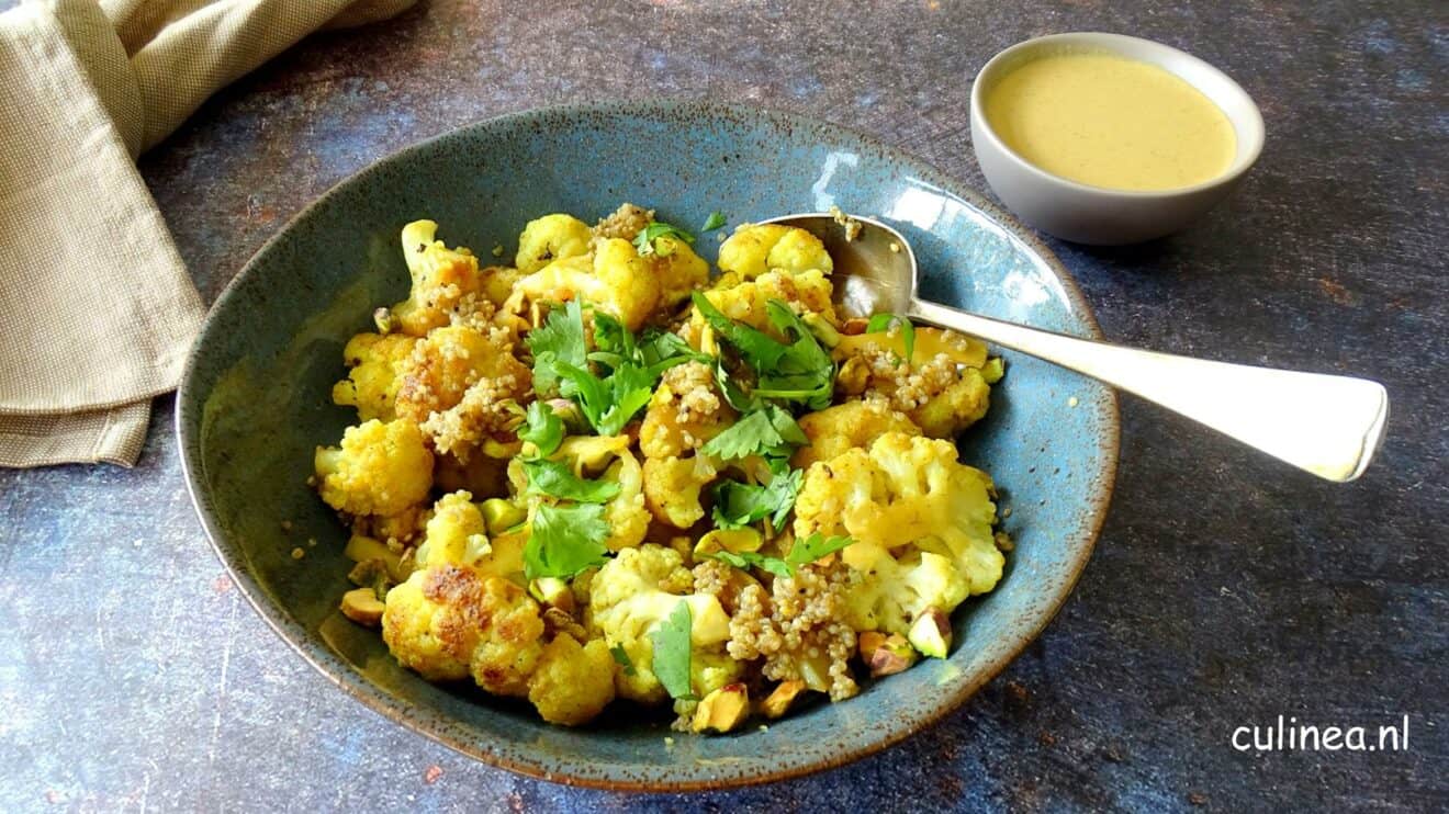 Bloemkool en quinoa salade