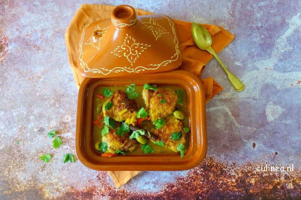 Kip tajine met ingelegde citroen en olijven 2 (Copy) Culinea.nl;