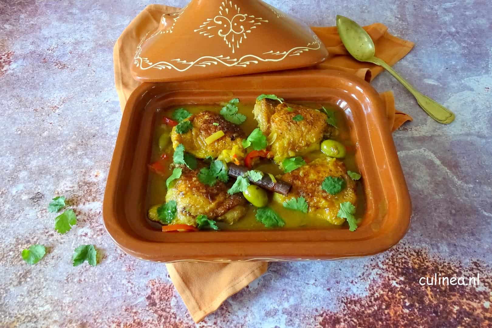 Kip tajine met ingelegde citroen en olijven 4 (Copy) Culinea.nl;