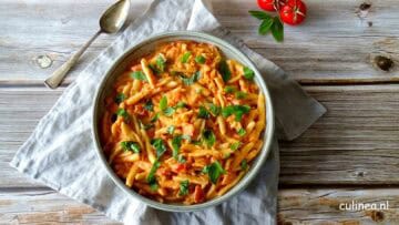 Pasta met romige tomatensaus