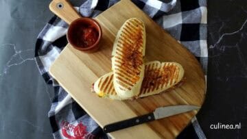 Steak and cheese panini