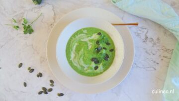 Bloemkool green goddess soep