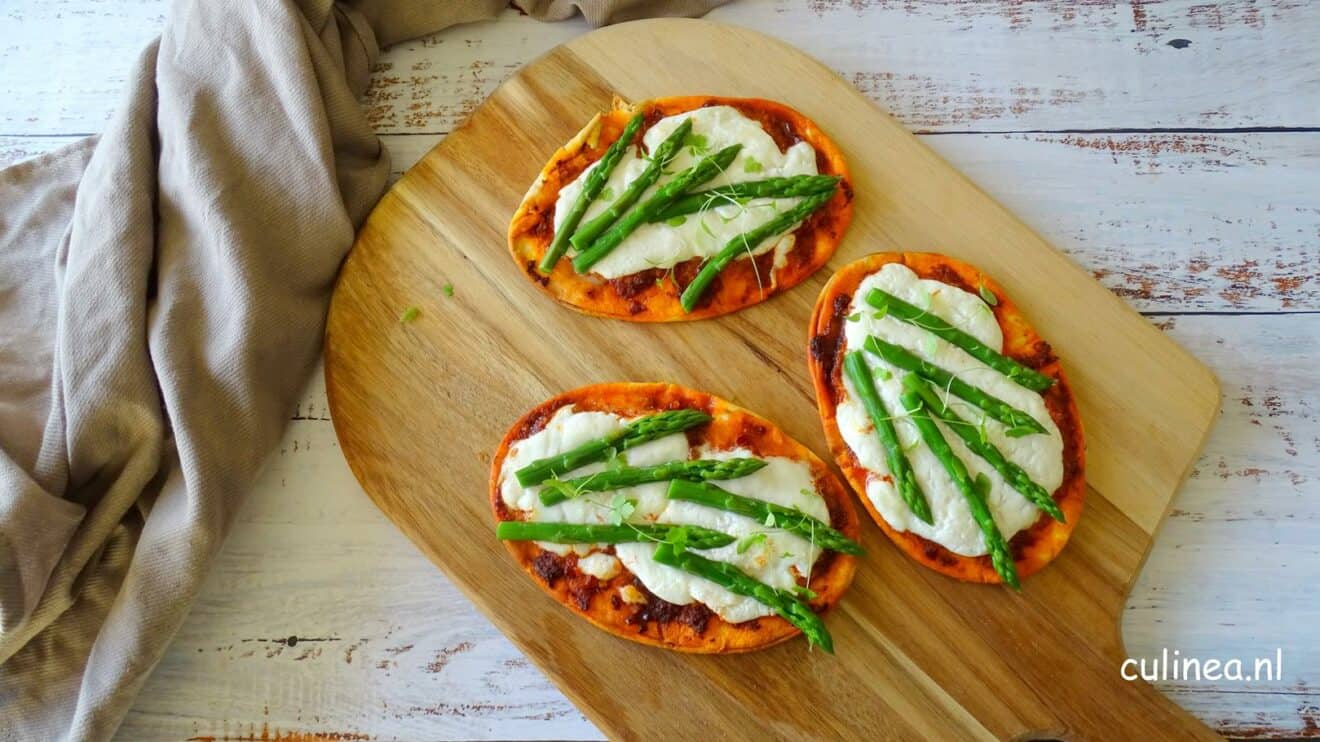 Flatbread met Nduja en burrata