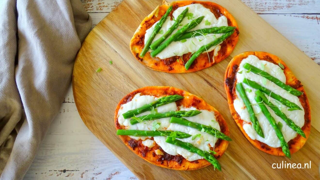 Flatbread met Nduja en burrata