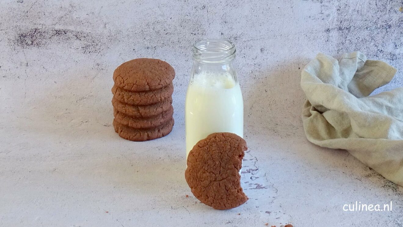 Hazelnootpasta koekjes met 3 ingrediënten