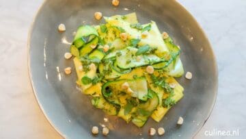 Pappardelle met courgettelinten