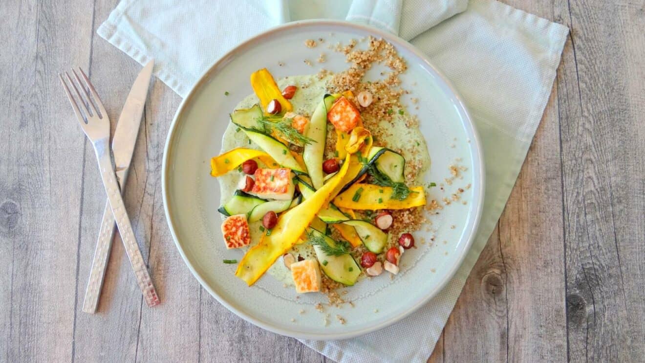 Quinoa salade met courgette