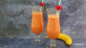 Tropische wortel smoothie