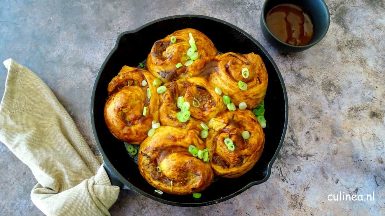 Pulled pork cruffins