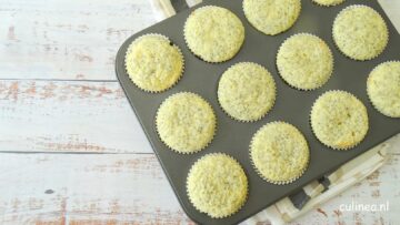 Ricotta, citroen en maanzaad muffins