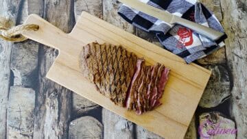 Miso flat iron steak