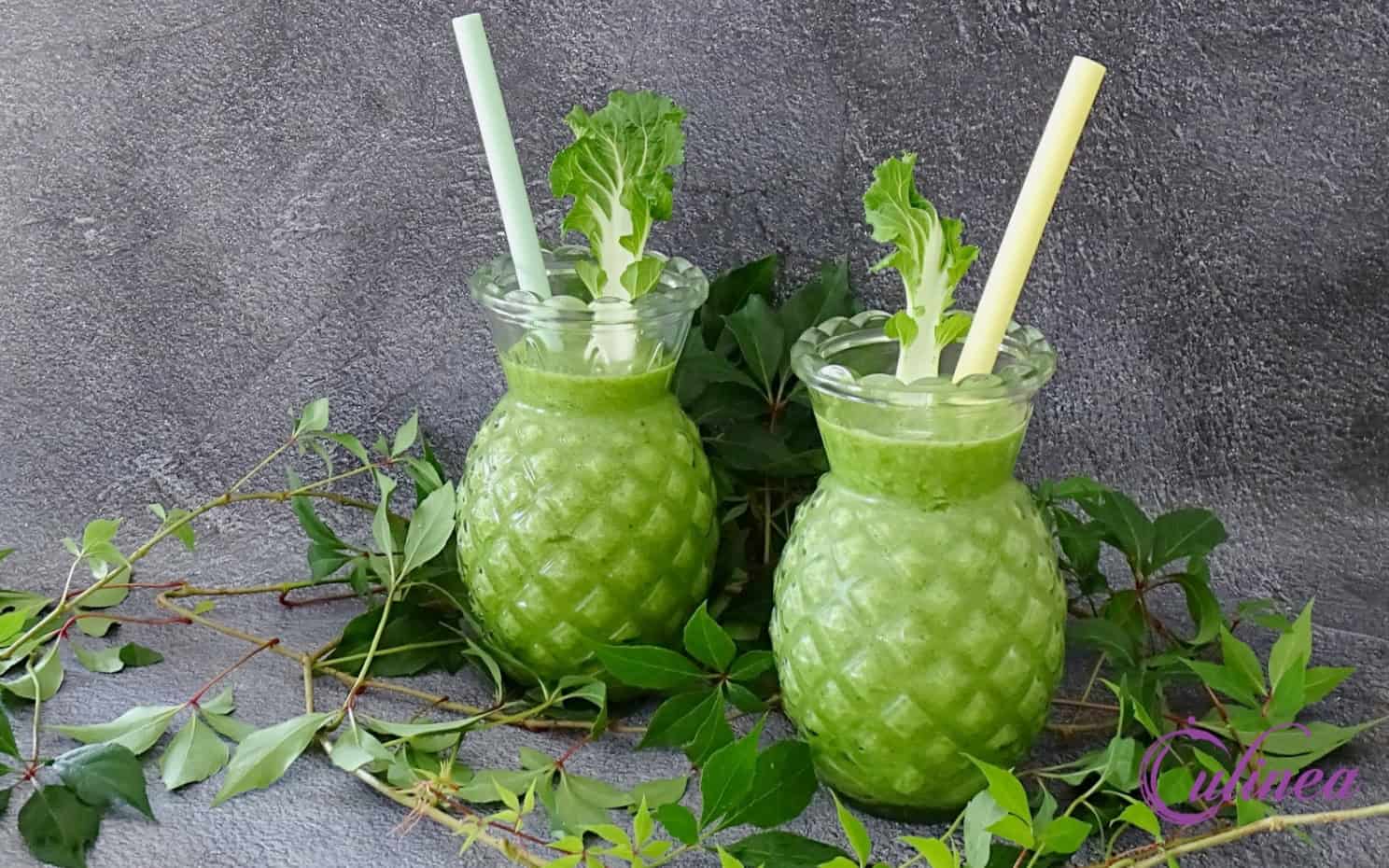 Paksoi smoothie met ananas 3 Culinea.nl;