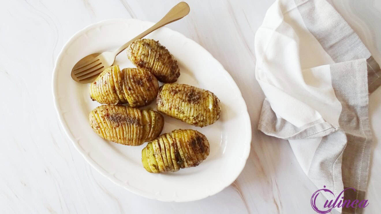 Hasselback aardappelen