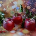 Cranberry rode bessen gin cocktail