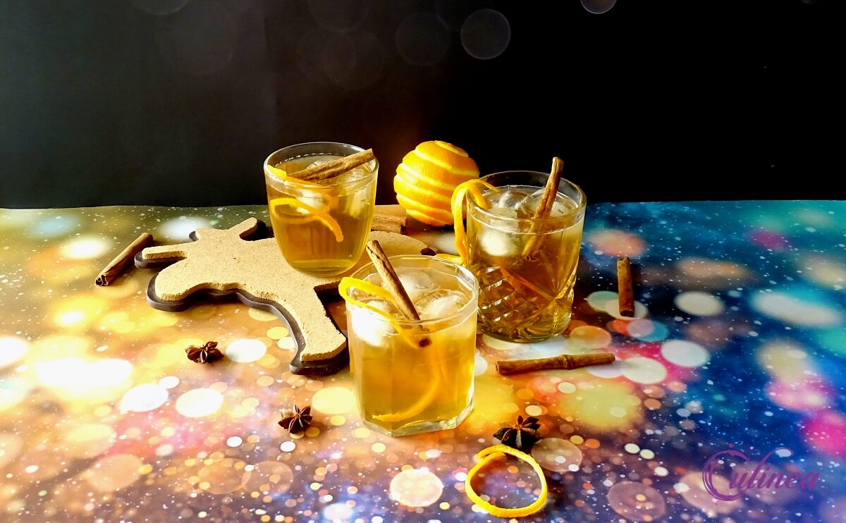 Rum cocktail met chai thee