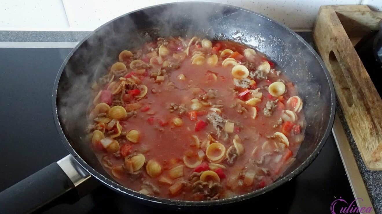 Sloppy Joe pasta uit de oven