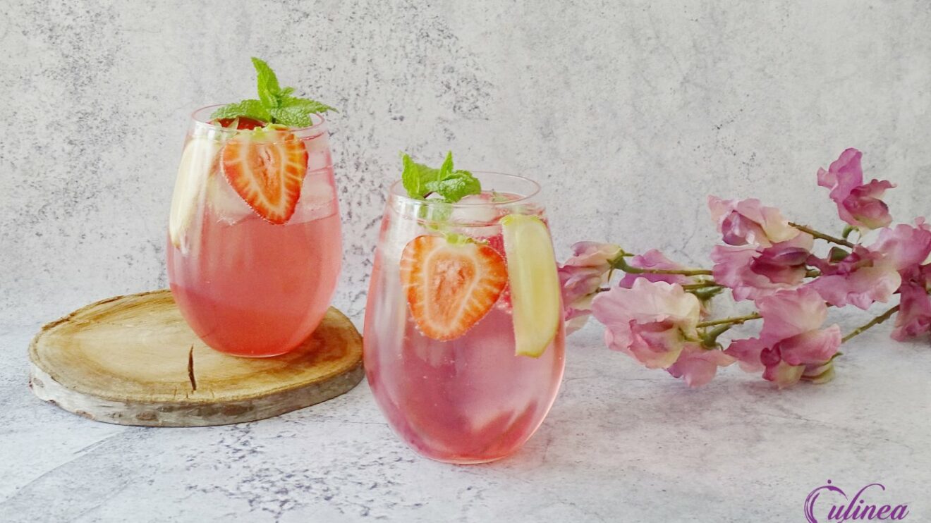 Roze wodka cocktail