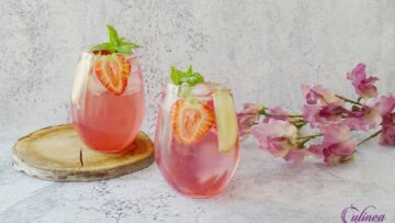 Roze wodka cocktail
