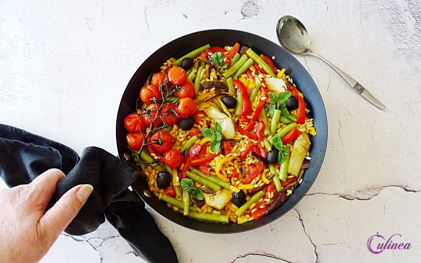 Vegetarische paella Culinea.nl;