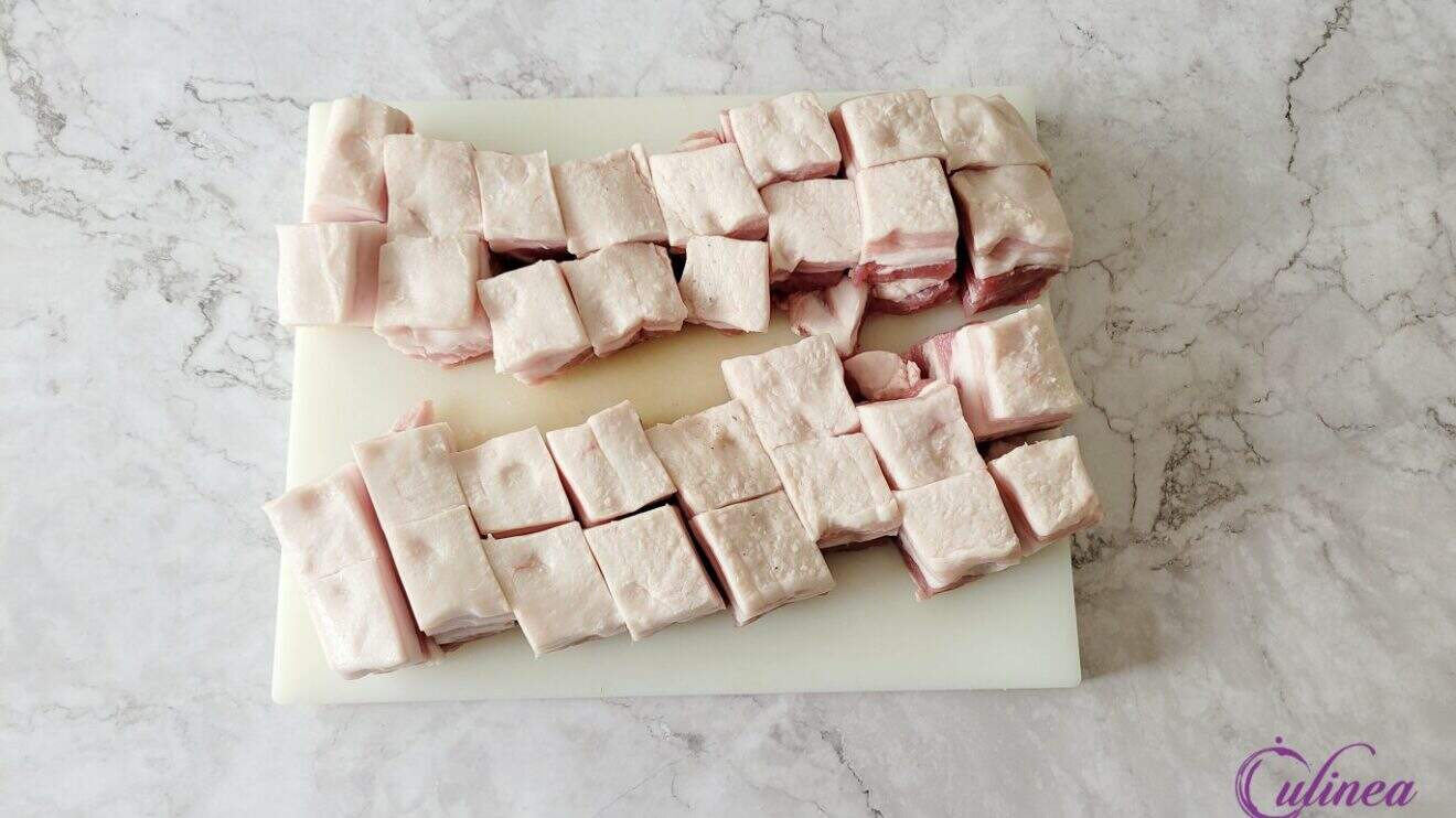 Buikspek burnt ends uit de oven