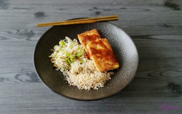 Tofu Katsu met witte kool
